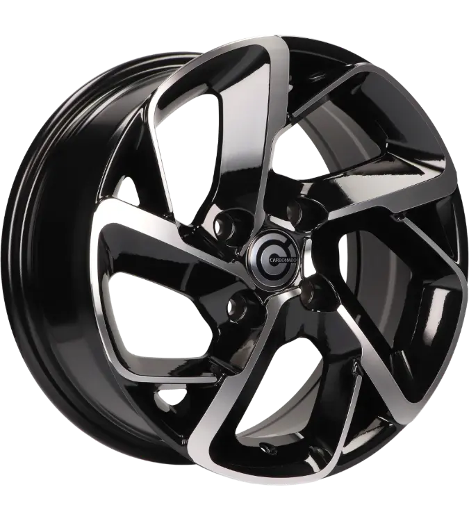 Carbonado Nantes Black Polished 7,00x16 4x108,00 ET25,00