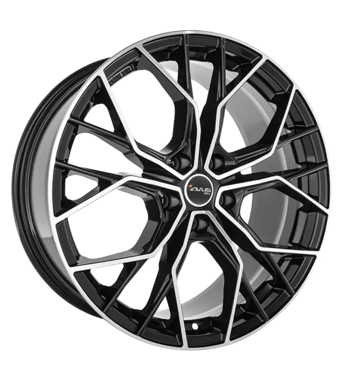 AVUS Racing AC-M10 - Black Polished 7,50x18 5x114,30 ET45,00