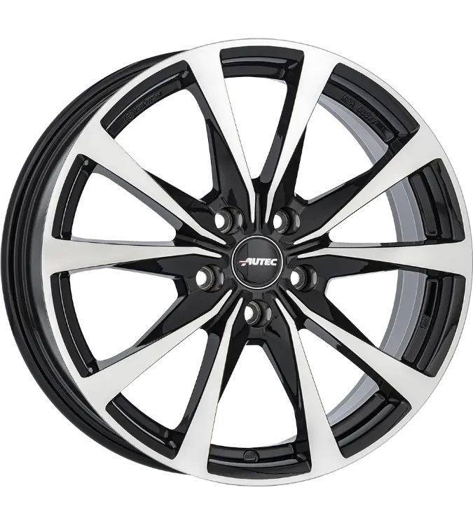 Autec Brixen Black Polished 8,00x19 5x112,00 ET30,00