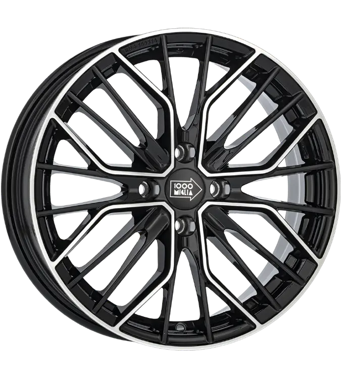 Mille Miglia MM1044 Black Polished 7,00x17 4x108,00 ET23,00