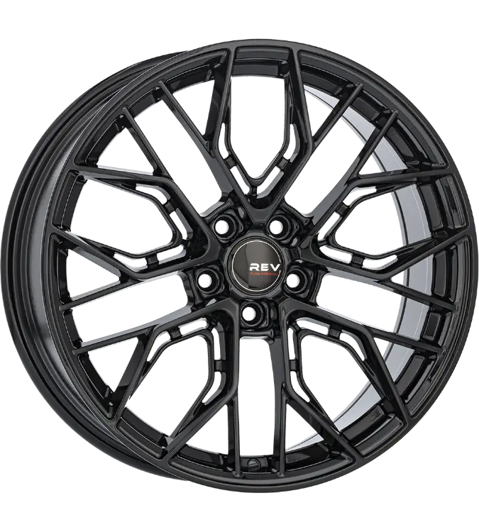 REVATIVO Qube FF Gloss Black 8,00x18 5x112,00 ET45,00
