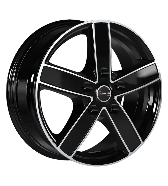 AVUS Racing AC-V51 - Black Polished 7,50x18 5x118,00 ET65,00