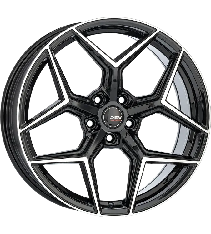 REVATIVO Comet FF Black Polished 8,00x19 5x114,30 ET40,00