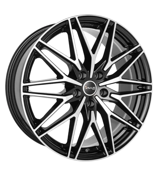 AVUS Racing AC-MB6 - Black Polished 8,00x19 5x120,00 ET45,00