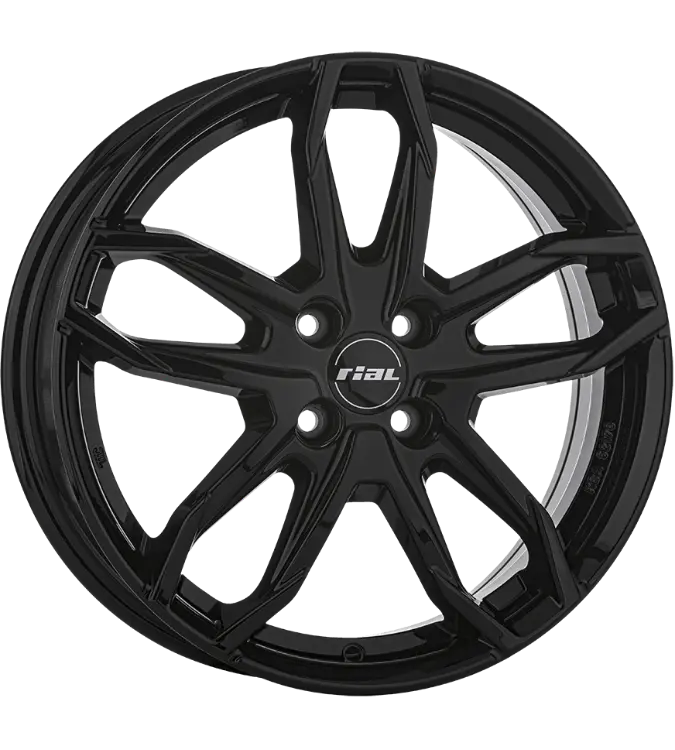RIAL Lucca Black Gloss 6,50x17 4x108,00 ET40,00
