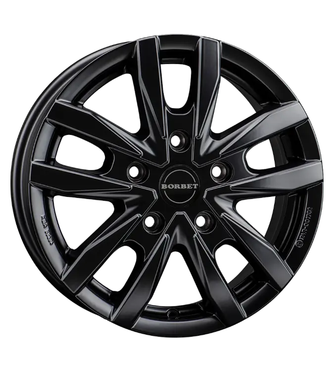 Borbet CW5 black matt 6,50x16 5x160,00 ET60,00