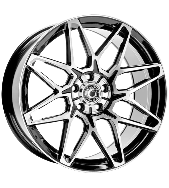 WRATH WHEELS WF-6 Black Polished 9,00x18 5x112,00 ET42,00