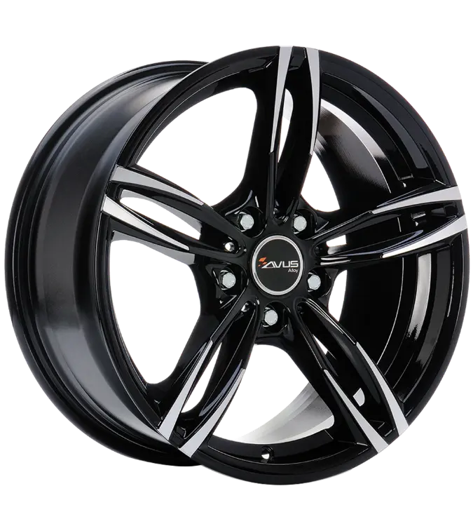 AVUS Racing AC-MB3 - Black Polished 8,00x18 5x120,00 ET43,00