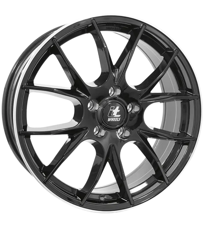 itWHEELS Kira Black Lip Polished 7,50x18 5x114,30 ET45,00