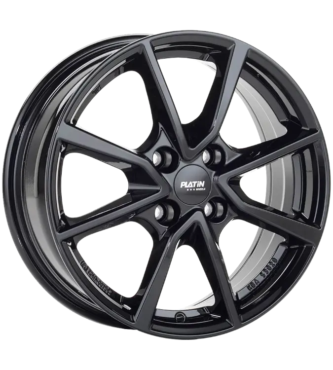 PLATIN Wheels P 95 Black Gloss 6,50x16 4x108,00 ET37,50
