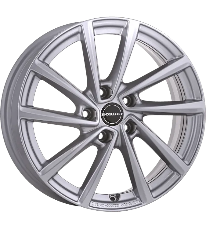 Borbet V crystal silver 7,00x18 5x114,30 ET38,00