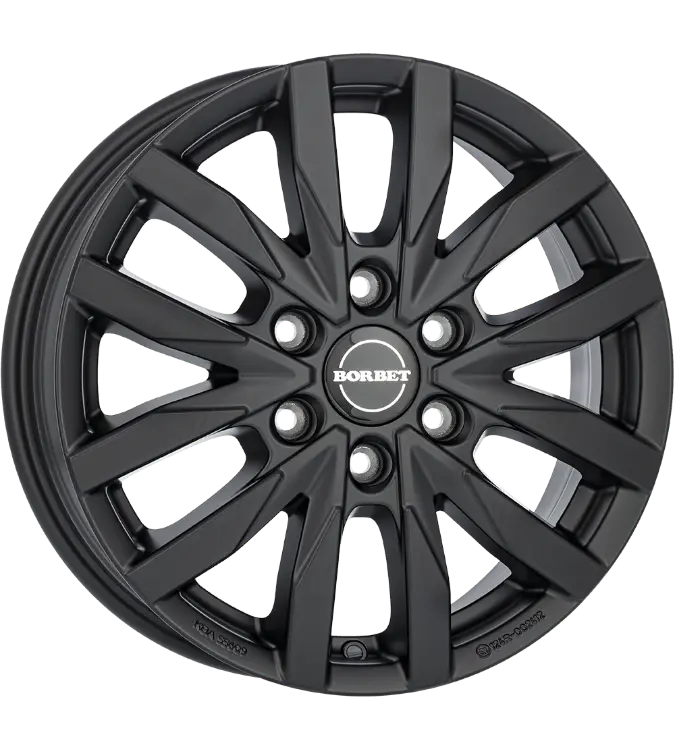 Borbet CW6 black matt 7,50x18 6x120,00 ET45,00