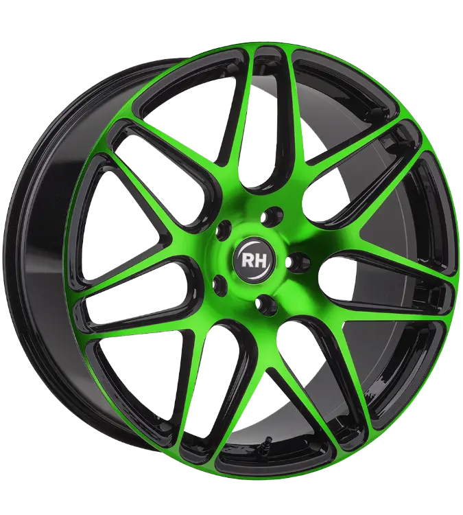 RH Alurad RB 11 Black Polished Green 9,00x20 5x112,00 ET35,00