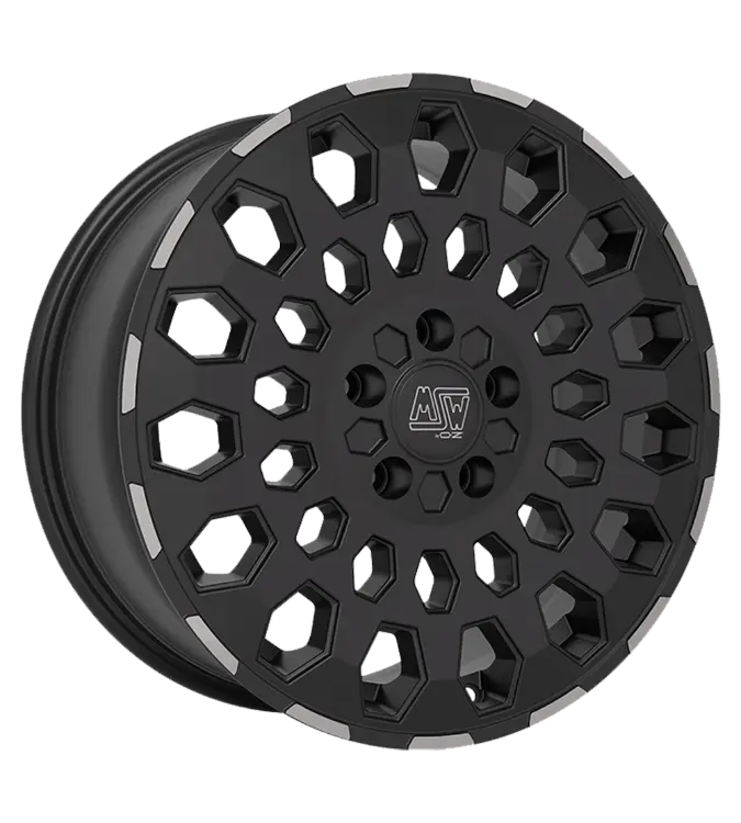 MSW 99 VAN Matt Black Lip Polished 8,00x17 5x120,00 ET45,00