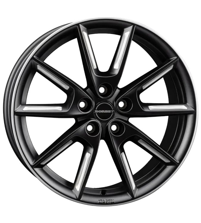 Borbet LX19 black matt silver spoke rim 8,00x19 5x112,00 ET50,00
