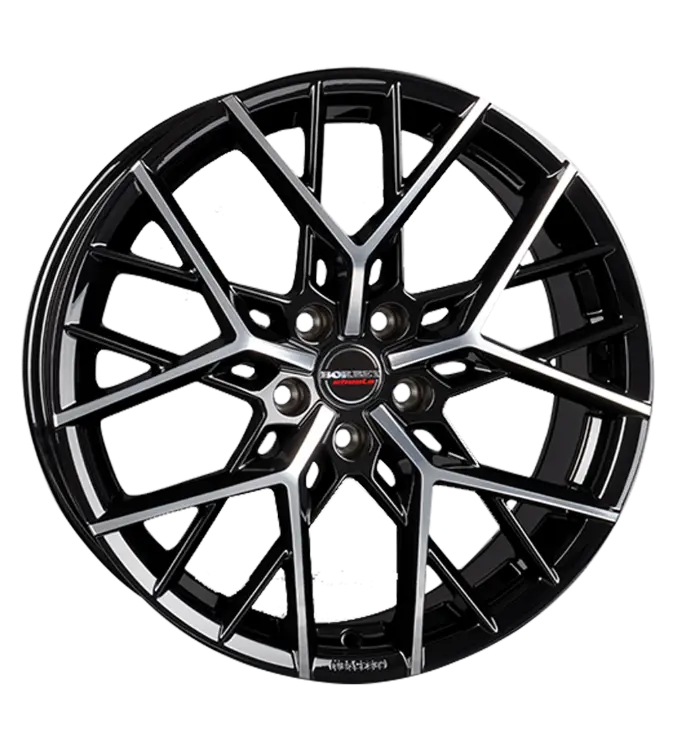 Borbet BY black polished 8,00x18 5x114,30 ET45,00
