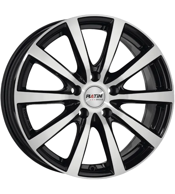 PLATIN Wheels P 69 Black Polished 8,00x18 5x108,00 ET45,00