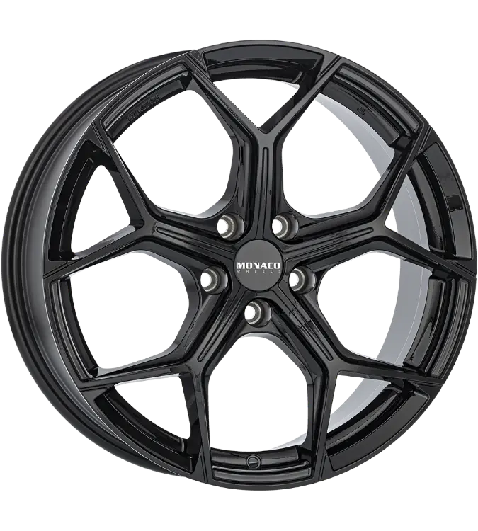 MONACO WHEELS Grand Prix 16 Gloss Black 8,00x18 5x108,00 ET45,00