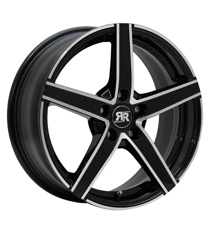 Racer ARTIC EVO Bright Black Machined 7,00x17 5x100,00 ET50,00