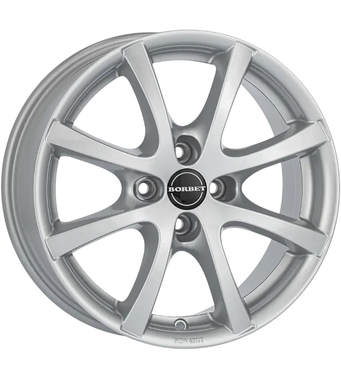 Borbet LV4 silver 5,50x14 4x108,00 ET43,00