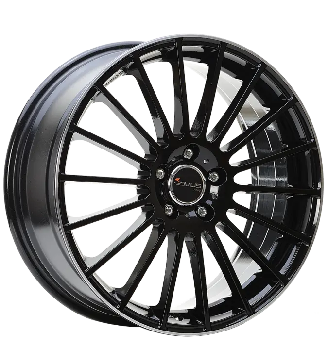 AVUS Racing AC-M03 - Black Polished Lip 7,50x18 5x114,30 ET48,00