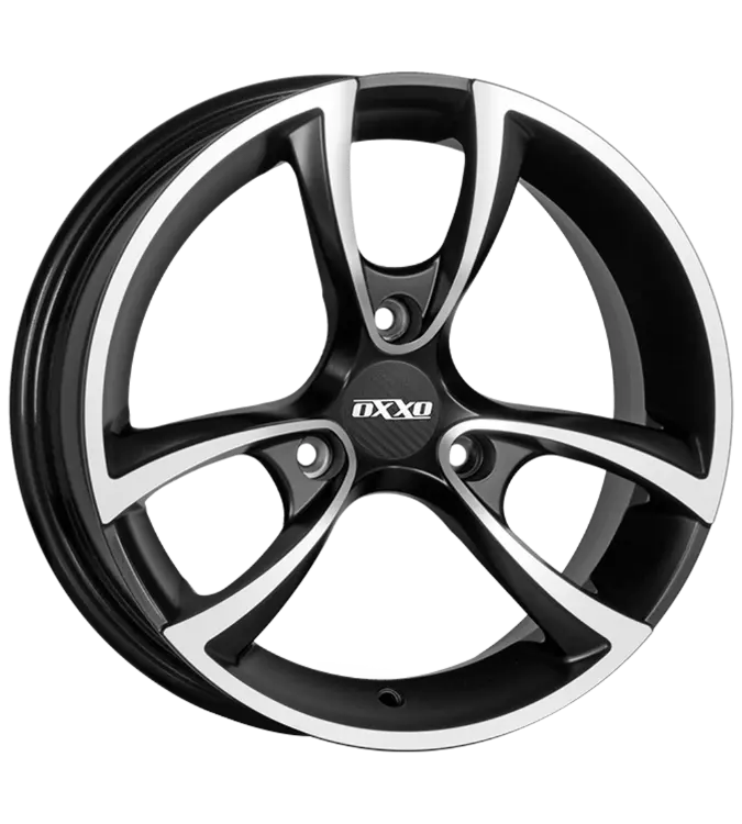 OXXO Trias Matt Black Polished 5,00x15 3x112,00 ET20,00