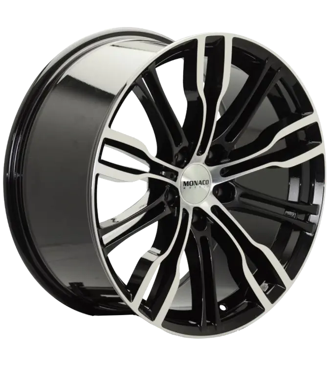MONACO WHEELS Grand Prix 8 Black Polished 8,00x19 5x112,00 ET45,00