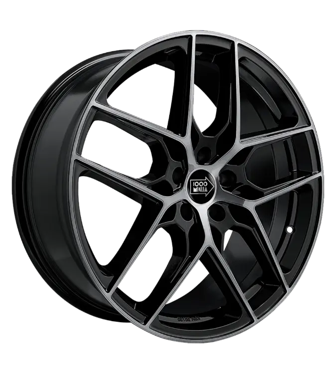 Mille Miglia MM1004 Dark Black Polished 8,00x18 5x112,00 ET30,00