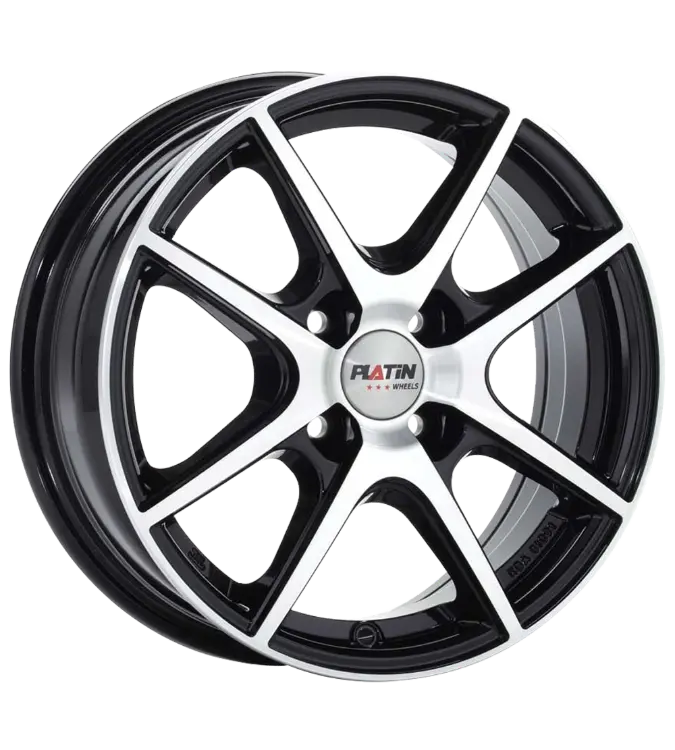 PLATIN Wheels P 73 Black Polished 6,00x15 4x100,00 ET38,00