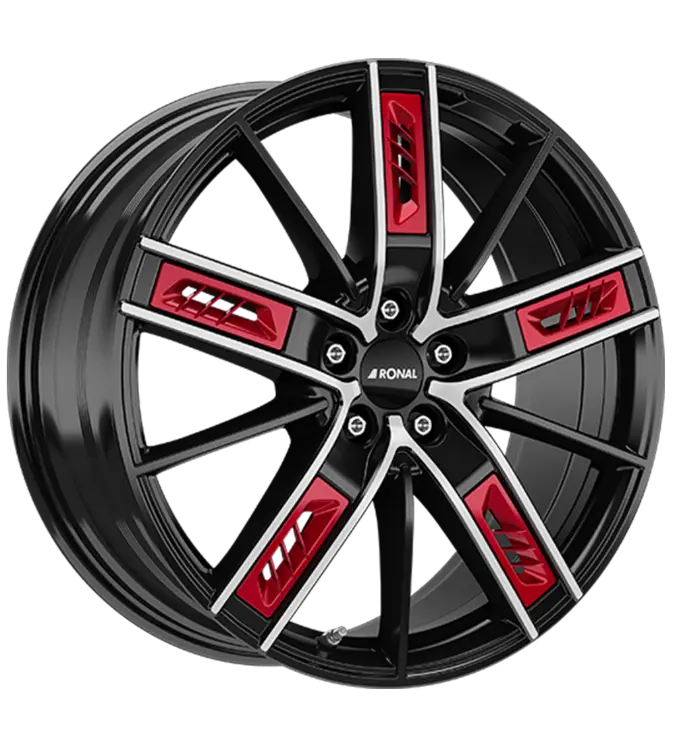 Ronal R67 Jetblack Red Diamond 8,50x20 5x112,00 ET35,00