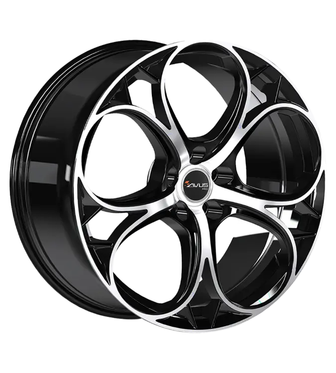 AVUS Racing AC-520 - Black Polished 8,00x19 5x110,00 ET33,00