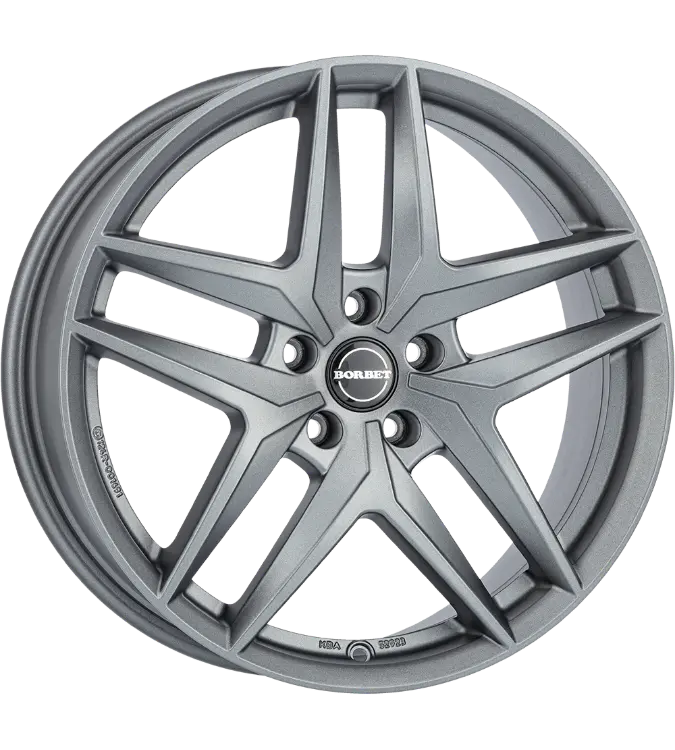 Borbet Z grey matt 8,00x18 5x112,00 ET43,00