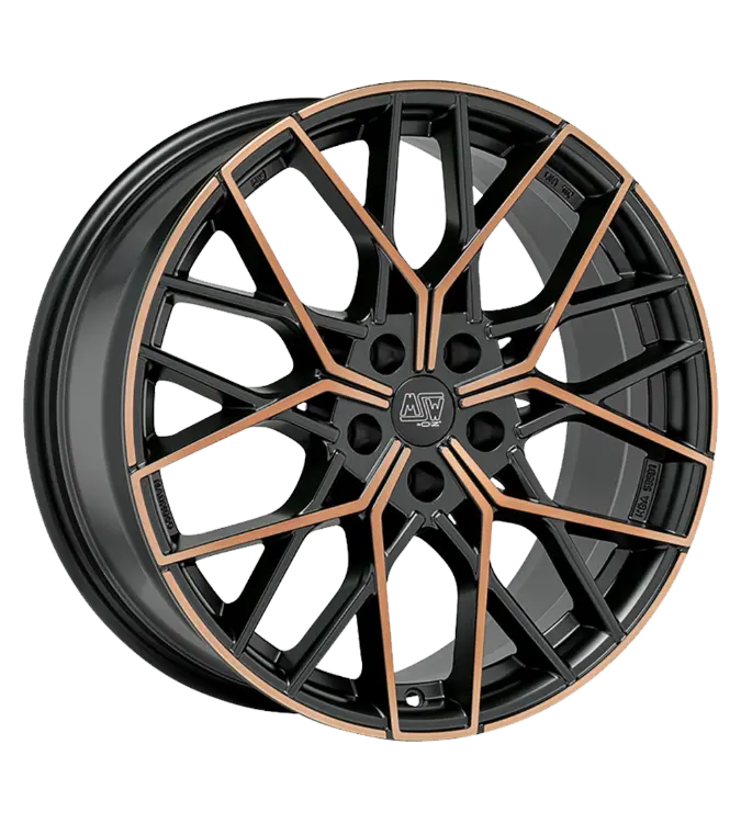 MSW 74 Matt Black Copper Polished 8,00x19 5x112,00 ET45,00