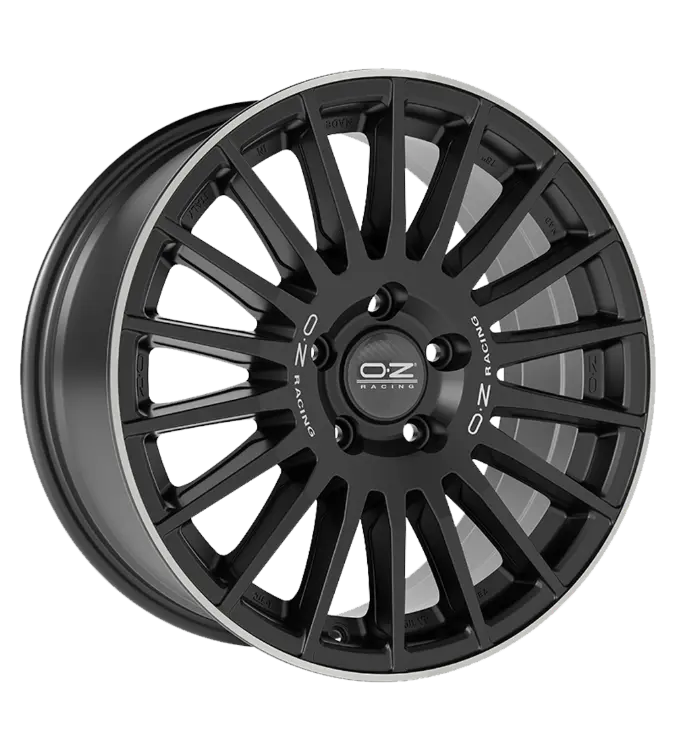 OZ RALLY DESERT MATT BLACK DIAMOND LIP 8,00x18 5x120,00 ET55,00