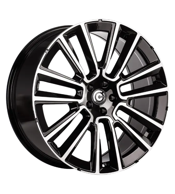 Carbonado Knockout Black Polished 9,00x21 5x108,00 ET38,00