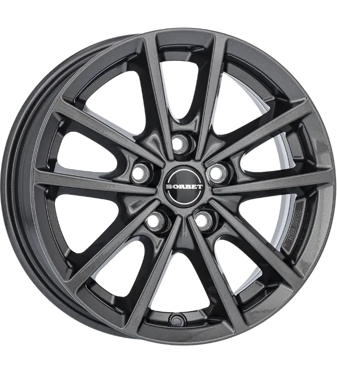Borbet W anthracite glossy 6,00x15 5x112,00 ET43,00