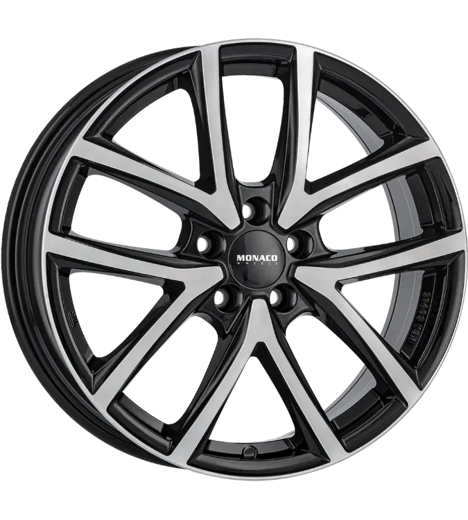 MONACO WHEELS CL2 Black Polished 6,50x16 5x100,00 ET40,00