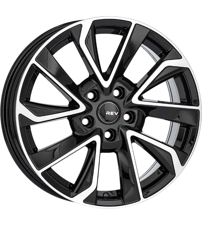 REVATIVO Orbit Black Polished 6,50x16 5x108,00 ET45,00