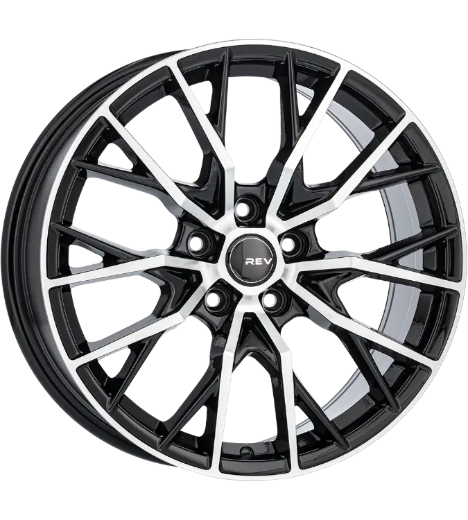 REVATIVO Vortex Black Polished 8,00x18 5x112,00 ET35,00