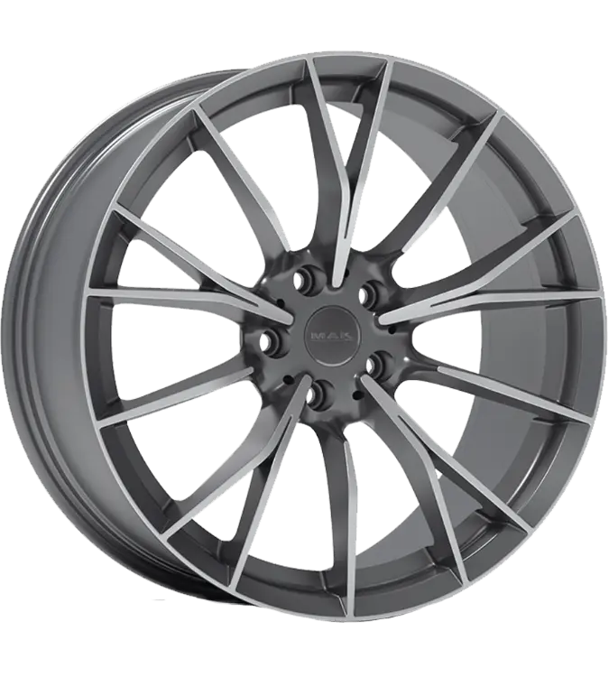 MAK Fabrik Gun Metallic Mirror 8,50x19 5x112,00 ET25,00