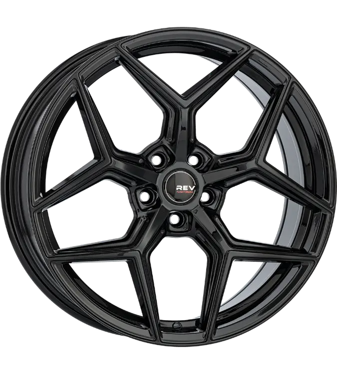 REVATIVO Comet FF Gloss Black 8,00x18 5x108,00 ET45,00