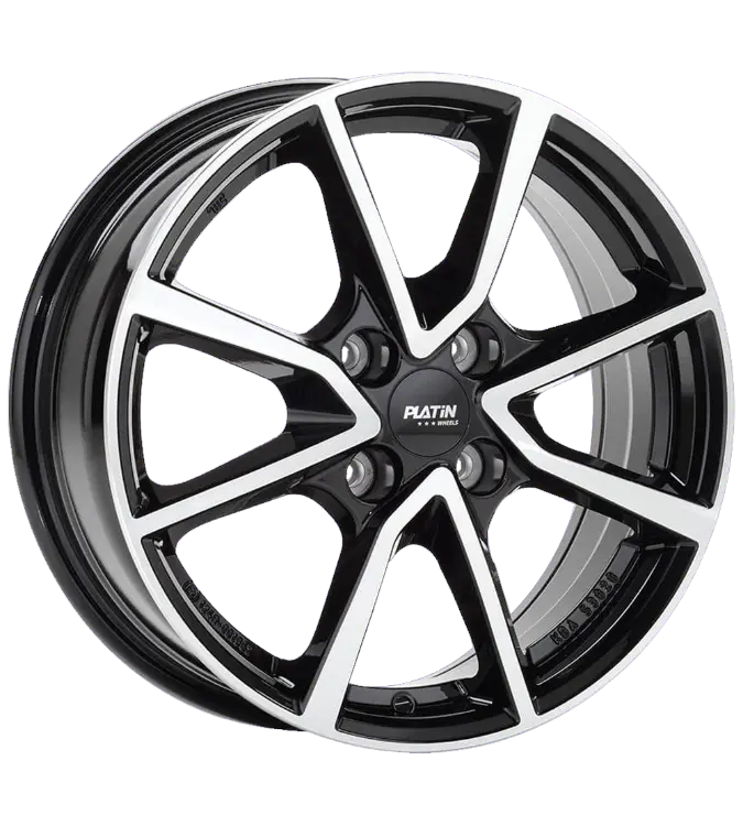 PLATIN Wheels P 95 Black Polished 6,50x16 4x100,00 ET37,00