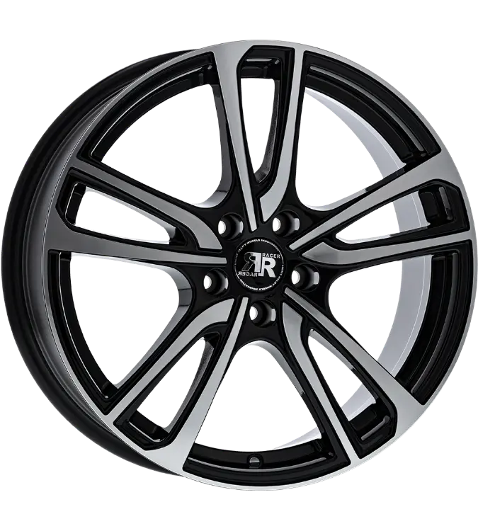 Racer WAVE LIGHT Black Polished 6,50x16 5x114,30 ET38,00