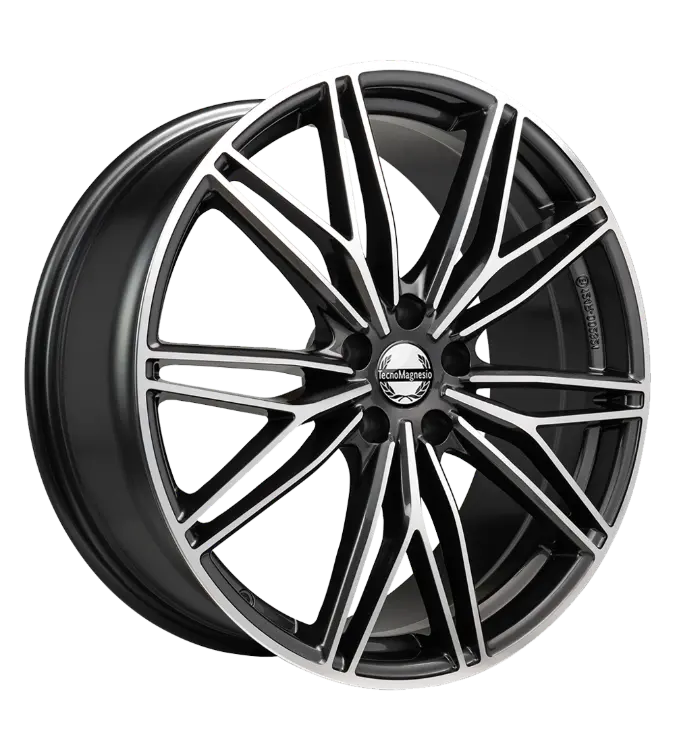 TecnoMagnesio Motorsport Gun Metallic Polished 8,00x20 5x112,00 ET35,00