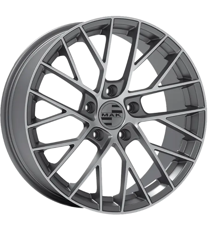 MAK Monaco Gun Metallic Mirror 11,00x20 5x130,00 ET66,00
