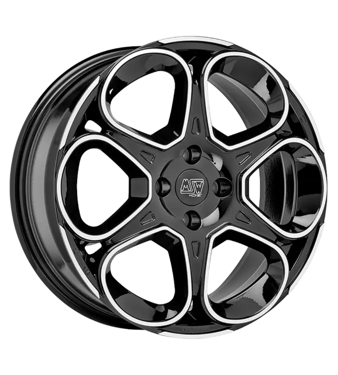 MSW 83 Black Polished 7,50x18 5x100,00 ET48,00