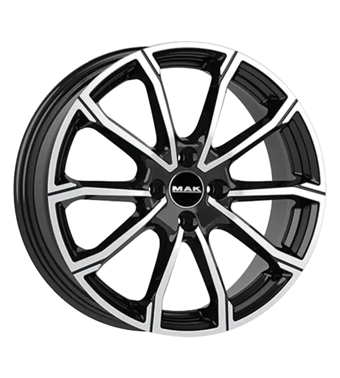 MAK DaVinci 4 Black Mirror 7,00x17 4x100,00 ET37,00