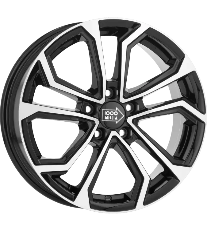 Mille Miglia MM1025 Black Polished 8,00x18 5x112,00 ET45,00