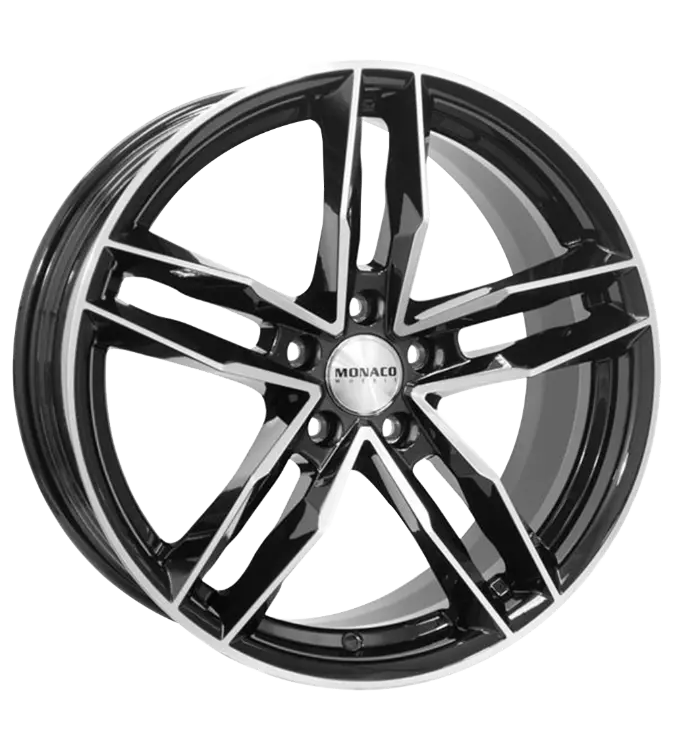 MONACO WHEELS RR8M Black Polished 7,50x17 5x100,00 ET35,00