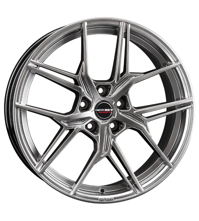 Borbet QX hyper black silver 8,50x20 5x112,00 ET45,00